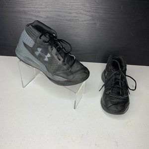 Under Armour Youth Boys 6Y Black Hi Top Shoe